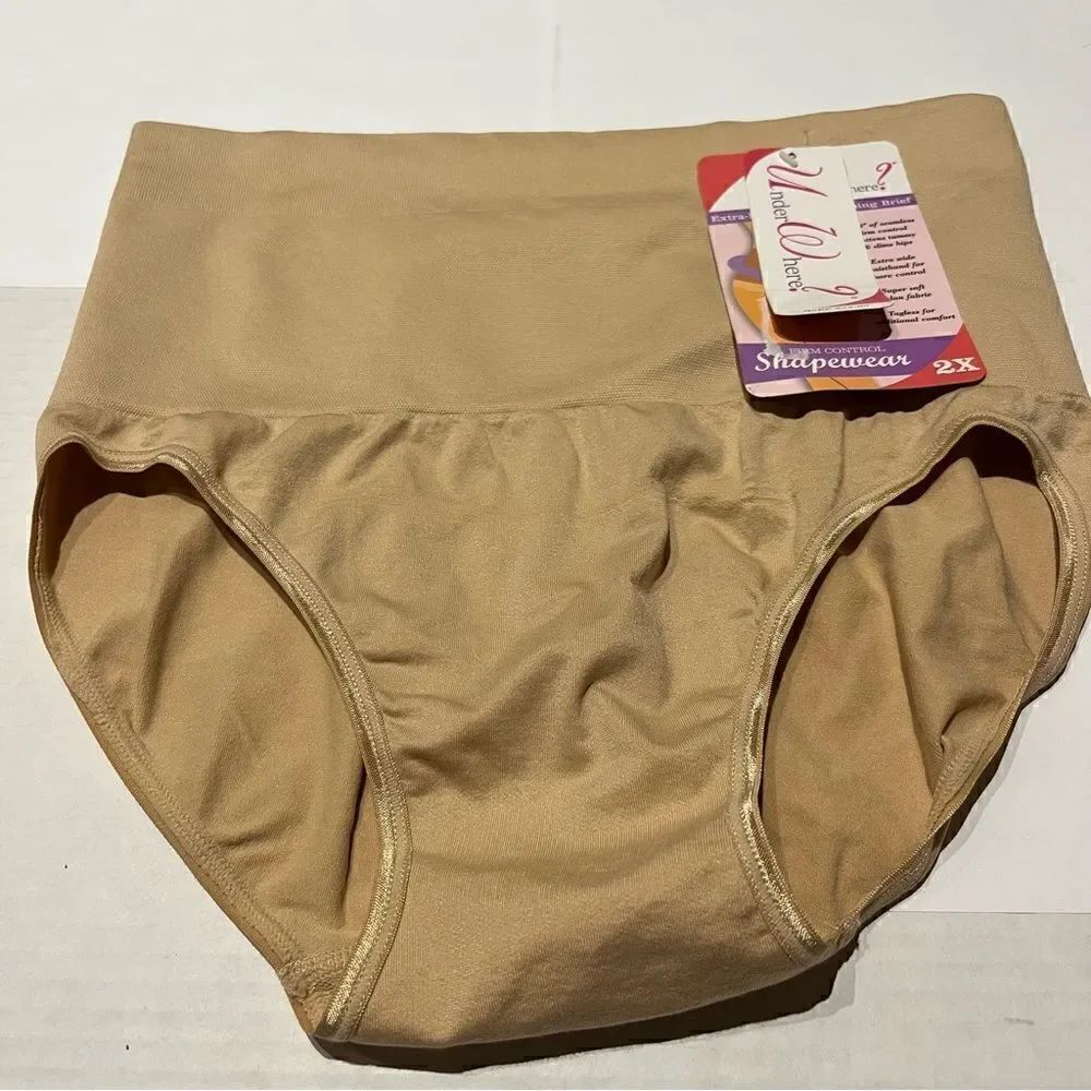 Under Where? Shape Wear Briefs Nude 2X